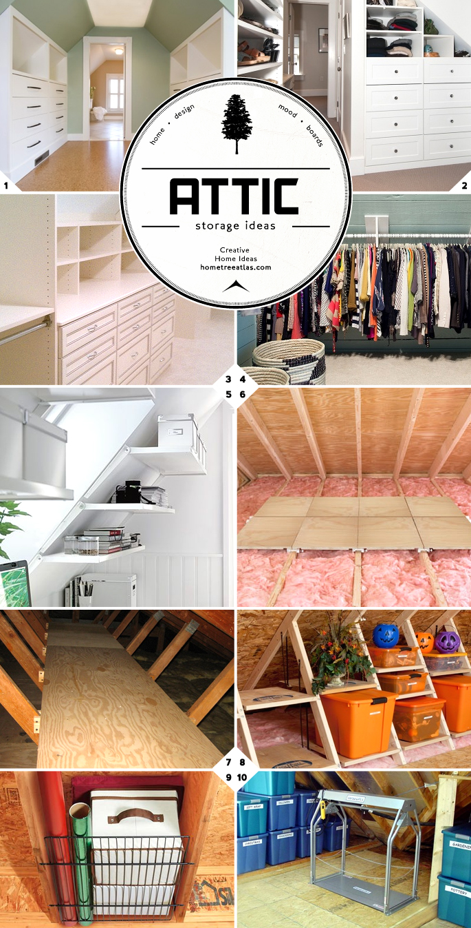 Finished and Unfinished Attic Storage Ideas Home Tree Atlas